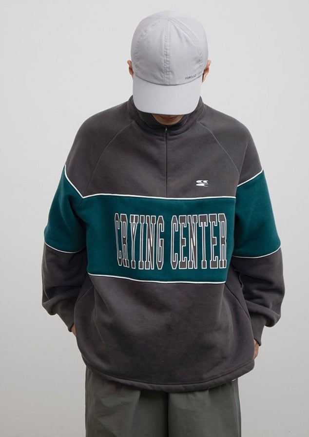 CRYING CENTER Retro Sports Pullover