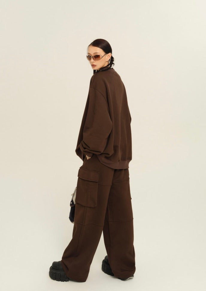 EZEK&STUDIO Set-up Casual Sweatshirt