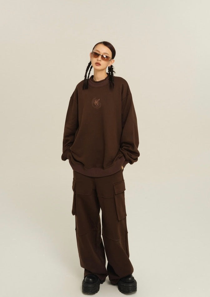 EZEK&STUDIO Set-up Casual Sweatshirt
