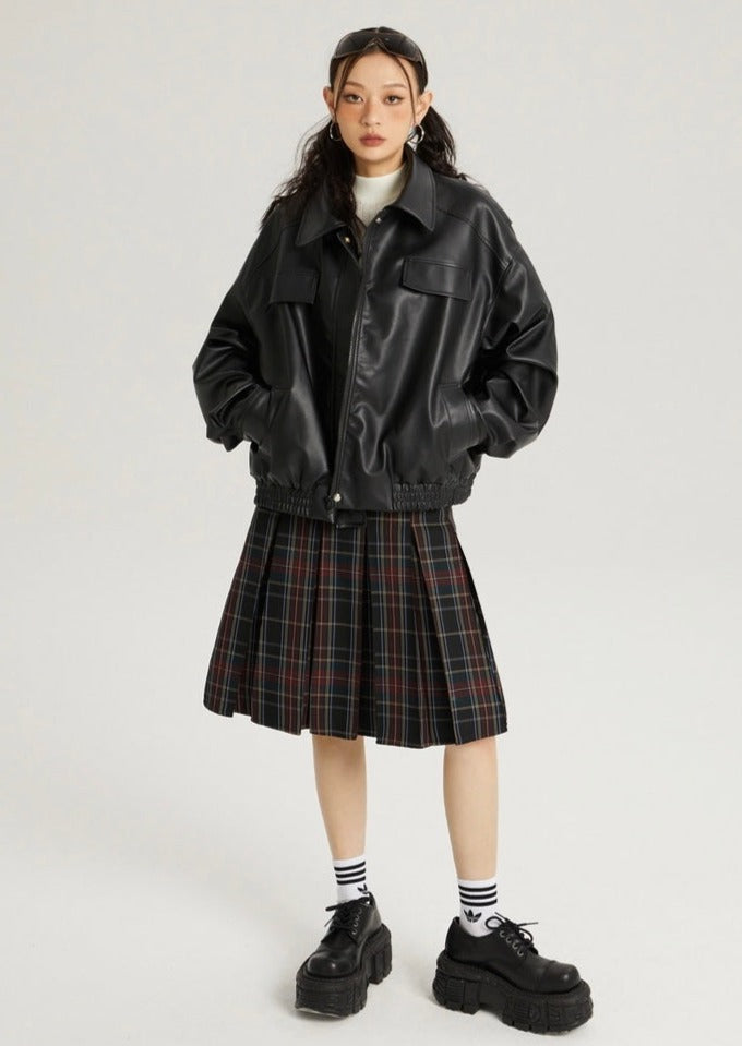 EZEK&STUDIO Leather Jacket