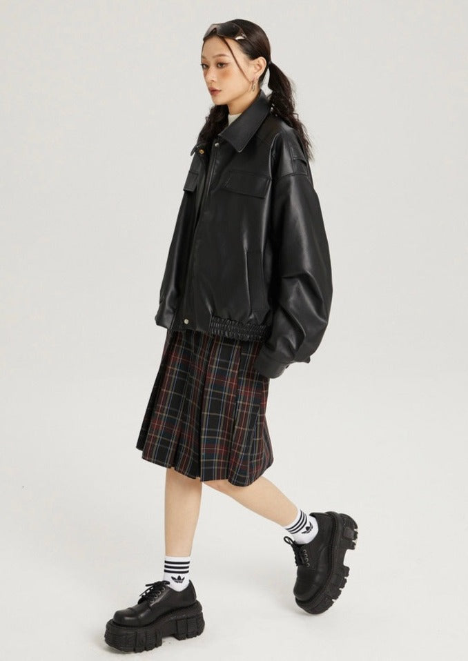 EZEK&STUDIO Leather Jacket