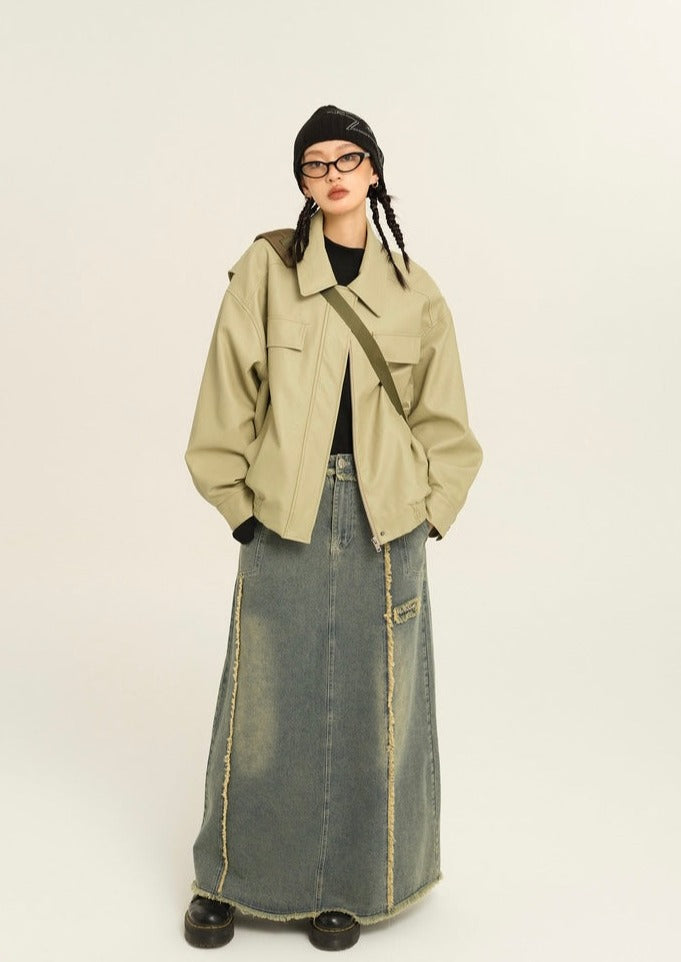 EZEK&STUDIO Leather Jacket