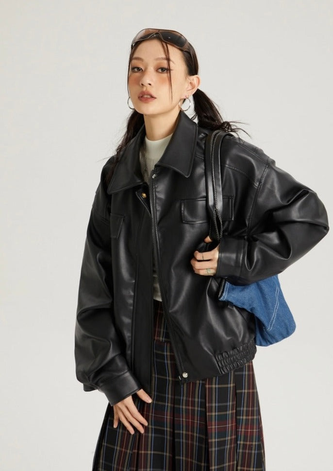 EZEK&STUDIO Leather Jacket